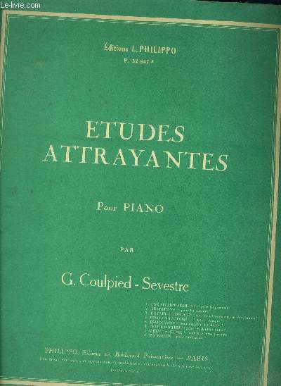 Etudes attrayantes pour piano