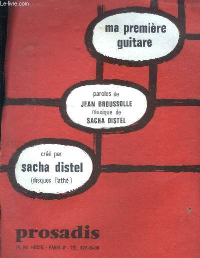 Ma première guitare - Distel Sacha - 1972 - Afbeelding 1 van 1