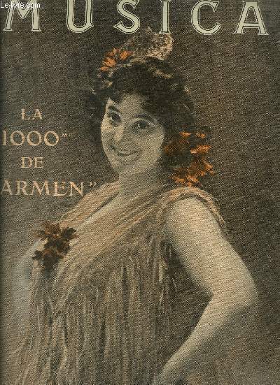 Musica N 29, fvrier 1905 : la 1000me de Carmen