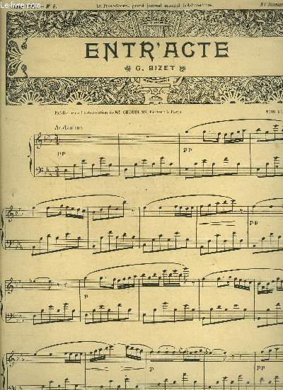 Lepiano soleil, grand journal musical hebdomandaire , N 5, 31 janvier 1897