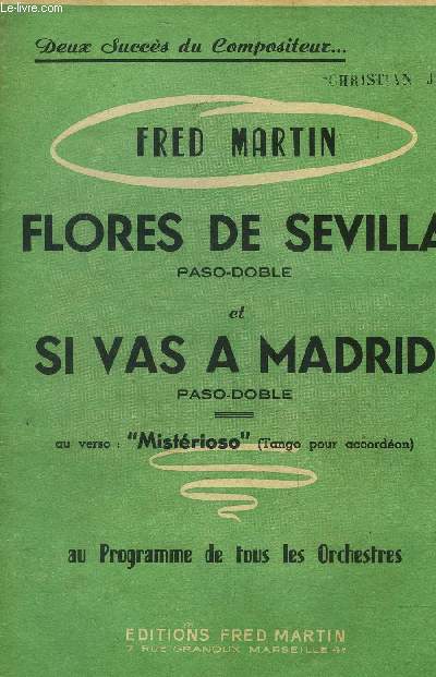 Flores de Sevilla, accordon (violon) / Si vas a Madrid , accordon (violon)
