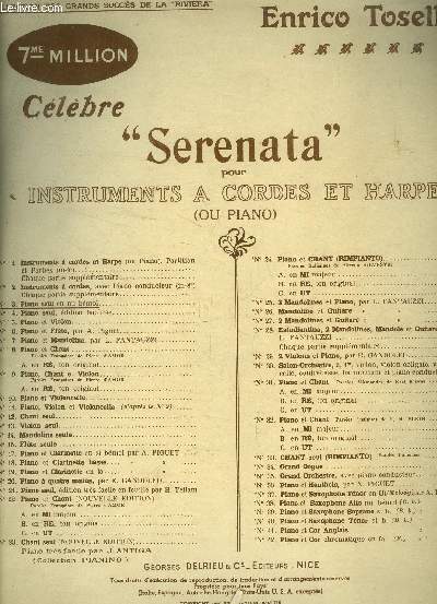 Serenata pour piano