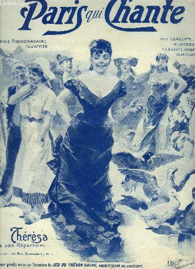 Paris qui chante N 44, 22 novembre 1903 : Thrsa dans son rpertoire