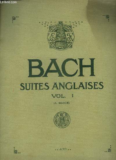 Suites anglaises, vol1