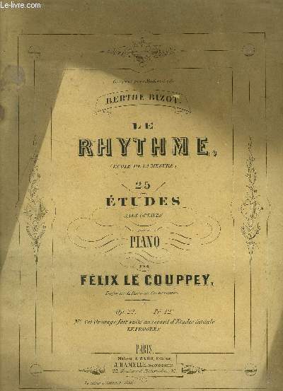 Le rythme (cole de la mesure), 25 tudes sans octaves pour piano, op 22