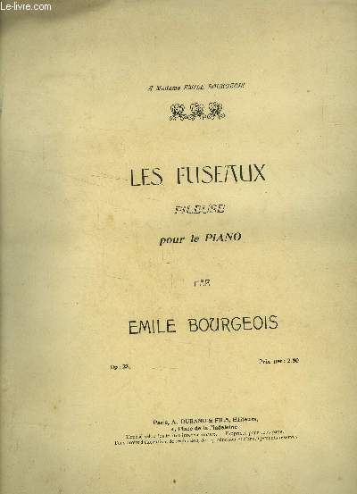 Les fuseaux, fileuse pour le piano, op 23