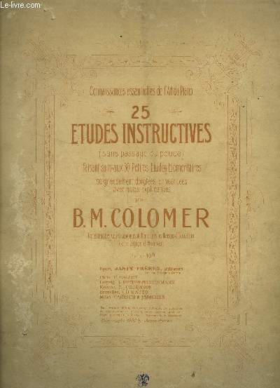 25 tudes instructives(sans passage du pouce)