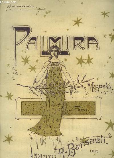 Palmira, mazurka pour piano