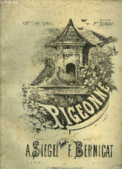 La pigeonne pourpiano et chant