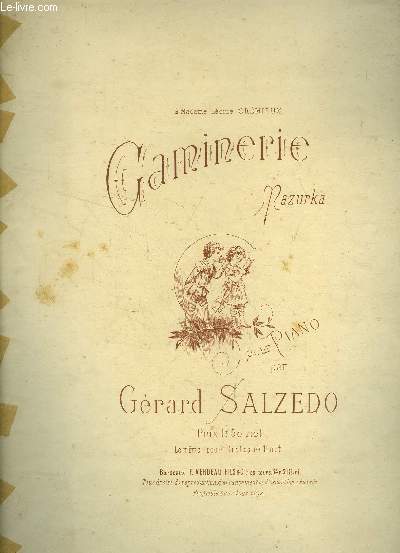 Gaminerie, mazurka pour piano