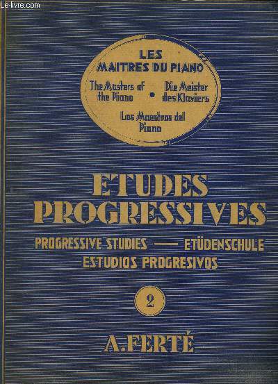 Etudes progressives , volume 2