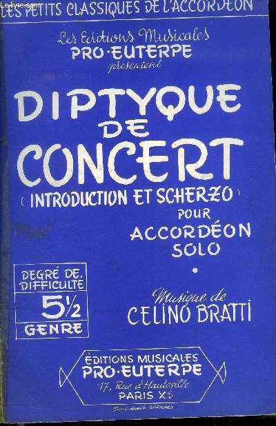 Diptyque de concert pour accordon solo