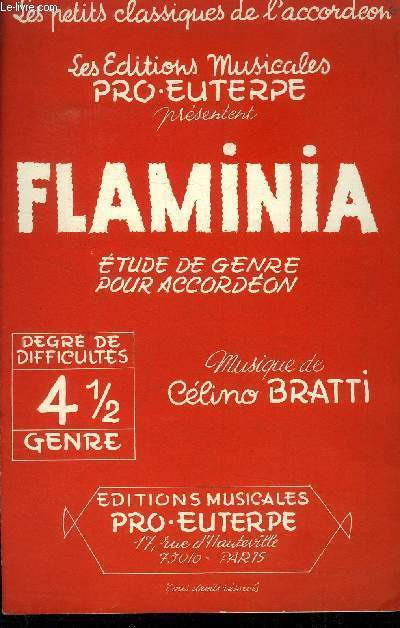 Flaminia, etude de genre pour accordon