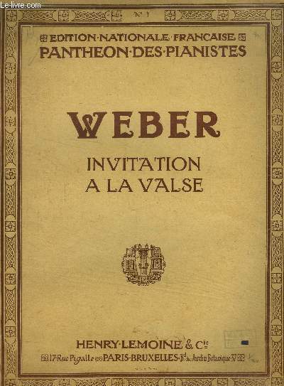 L'invitation  la valse , op 65