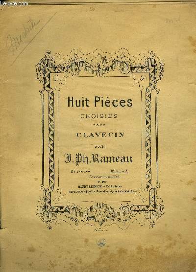 Huit pices choisies pour clavecin