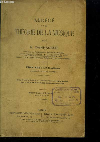 Abrg de la thorie de la musique, 36me dition
