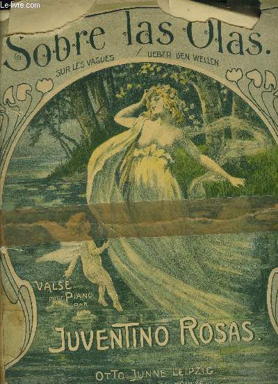 Sobre las olas, sur les vagues, ueber den wellen, valse pour piano