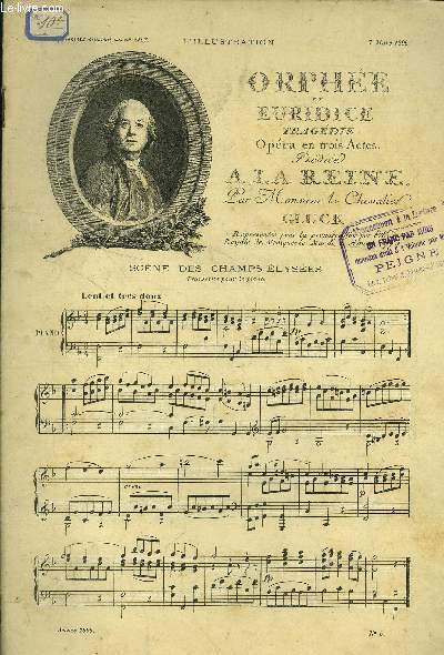 L'illustration , supplment musical au N 2767, 7 mars 1896