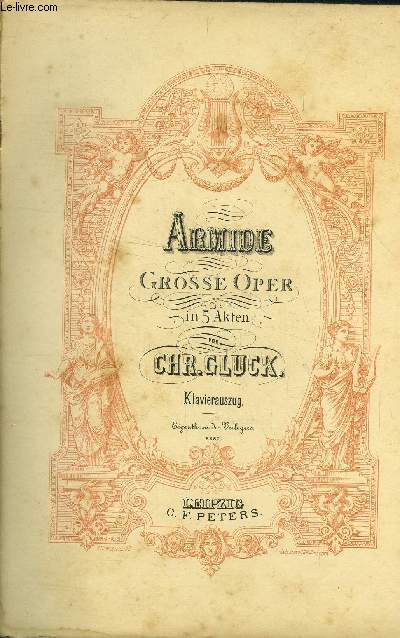 Armide, grosse oper in 5 akten, klavierauszug