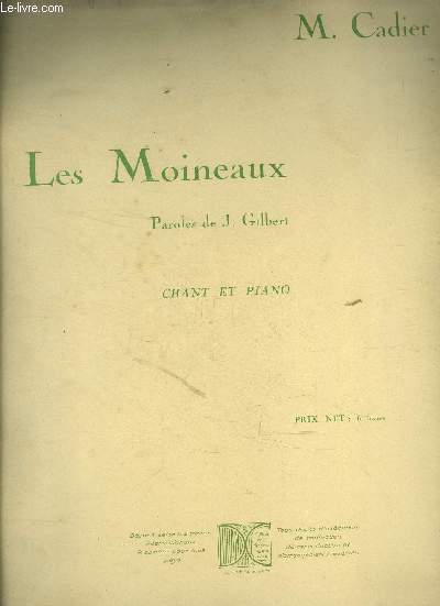 Les moineaux Chant et piano