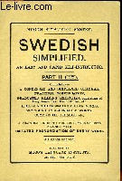 SWEDISH SIMPLIFIED, Parts 1 and 2 (2 volumes).