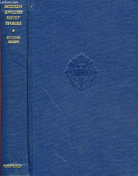 MODERN ENGLISH SHORT STORIES, SECOND SERIES