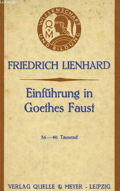 EINFHRUNG IN GOETHES FAUST