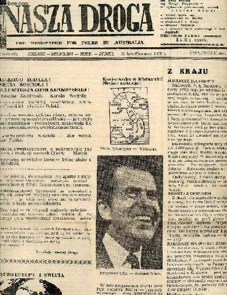NASZA DROGA, THE NEWSPAPER FOR POLES IN AUSTRALIA, 1973-1981 (2 VOL.)