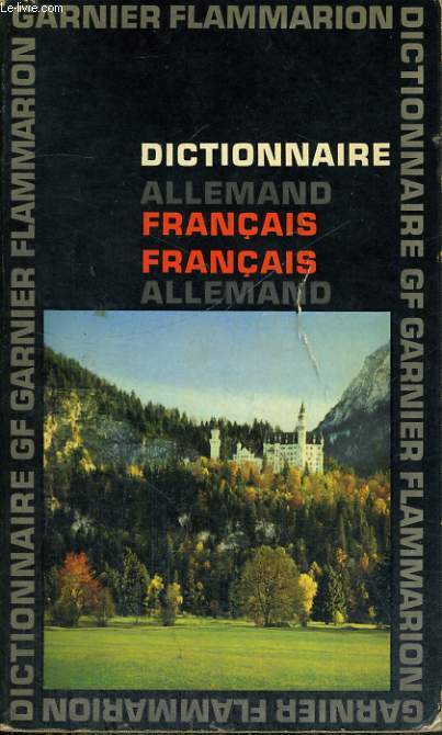 DICTIONNAIRE ALLEMAND-FRANCAIS, FRANCAIS-ALLEMAND