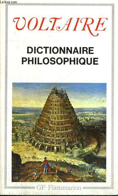 DICTIONNAIRE PHILOSOPHIQUE