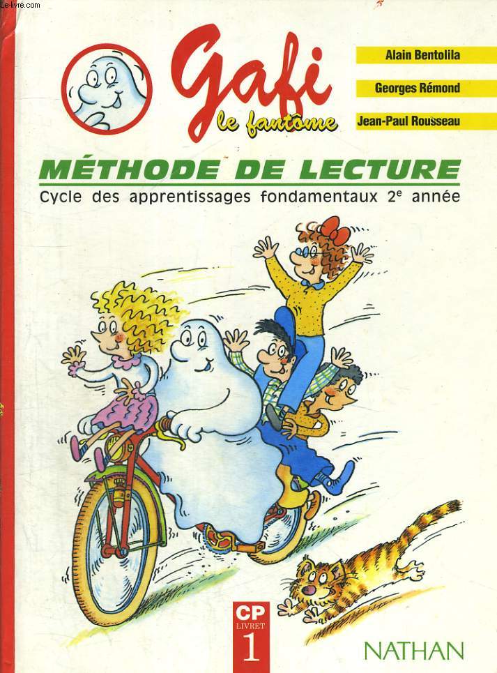 GAFI LE FANTME. METHODE DE LECTURE. CYCLE DES APPRENTISSAGES FONDAMENTAUX 2e ANNEE. CP LIVRET 1.