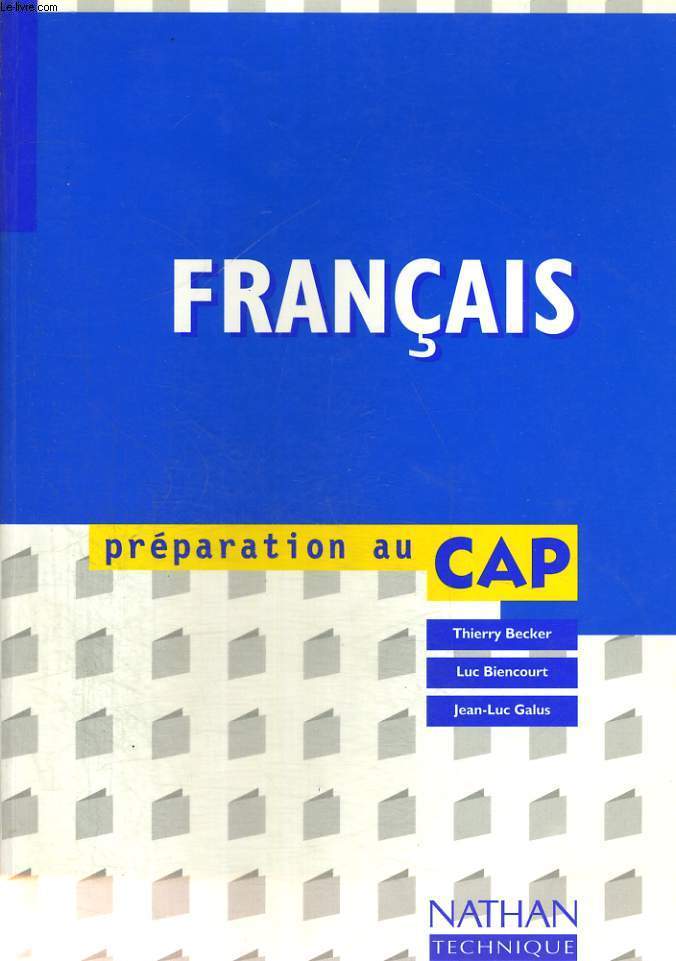 FRANCAIS. PREPARATION AU CAP