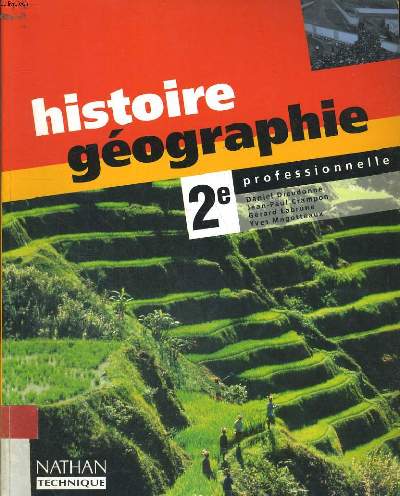 HISTOIRE GEOGRAPHIE. 2E PROFESSIONNELLE