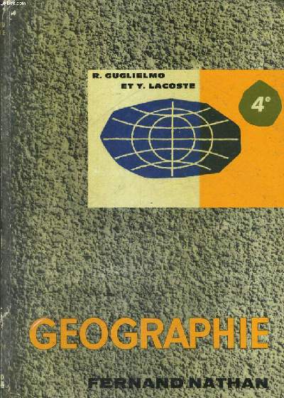 GEOGRAPHIE CLASSE DE QUATRIEME.