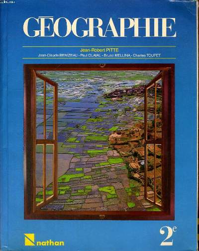 GEOGRAPHIE 2e. NOUVEAU PROGRAMME PARU EN 1987.