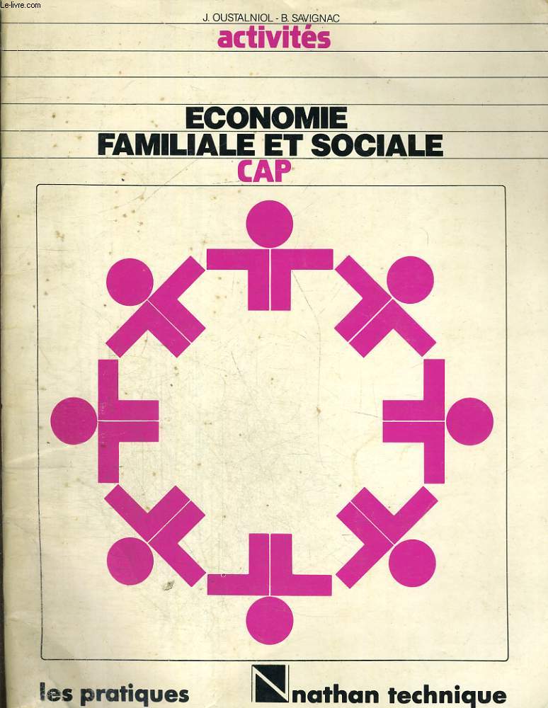 ECONOMIE SOCIALE ET FAMILIALE. CAP. ACTIVITES.