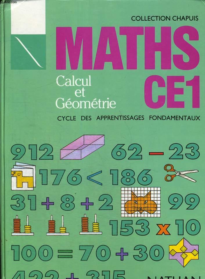 MATHS CE1. CALCUL ET GEOMETRIE.