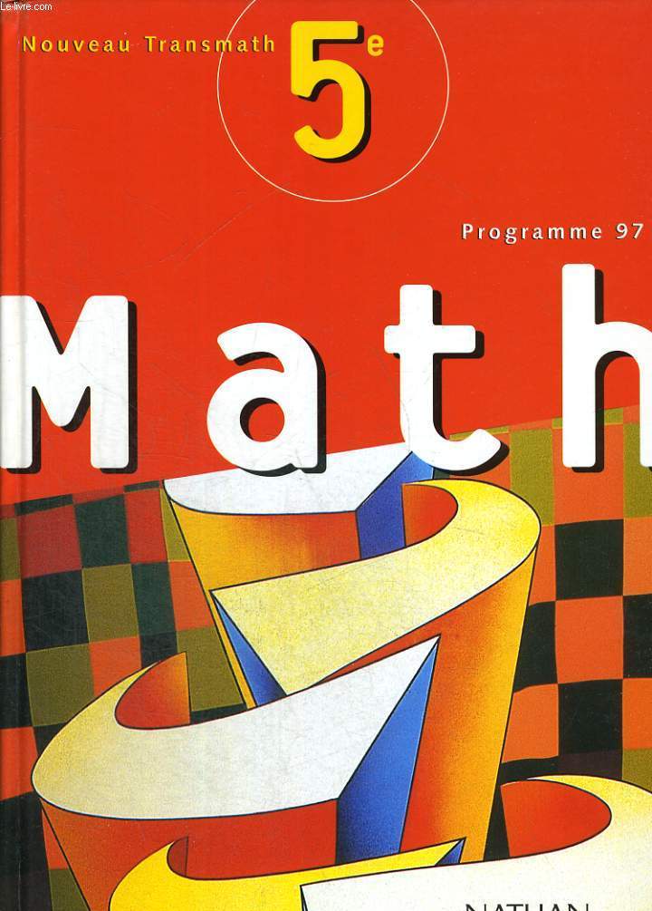 MATH. 5e. PROGRAMME 97.