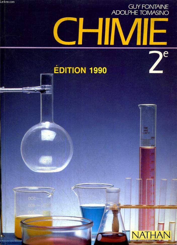 CHIMIE 2 - EDITION ENRICHI - PROGRAMME 1987