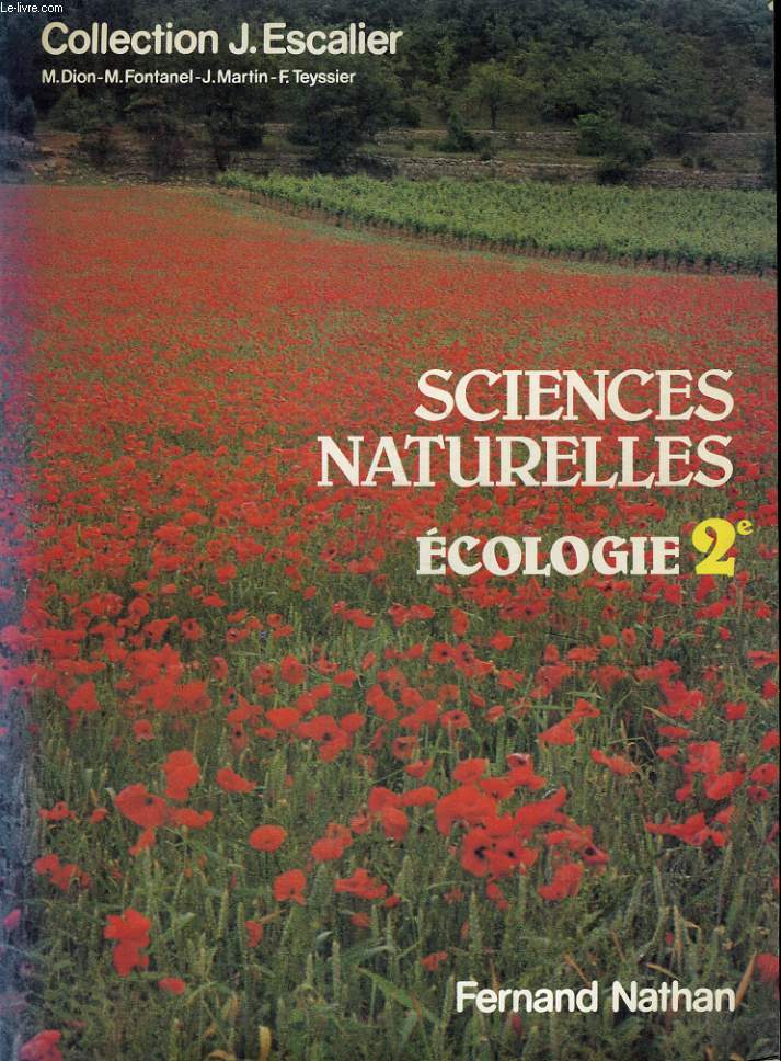 SCIENCES NATURELLES ECOLOGIE 2