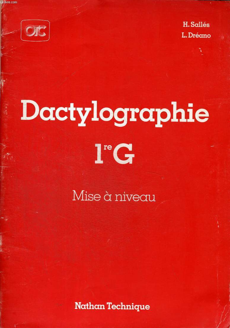 DACTYLOGRAPHIE 1ER G - MISE A NIVEAU
