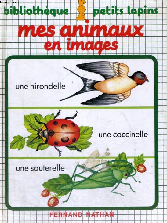 MES ANIMAUX EN IMAGES - BIBLIOTHEQUE PETITS LAPINS