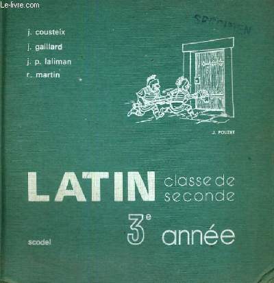LATIN CLASSE DE PREMIERE 3 ANNEE