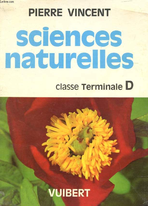 SCIENCES NATURELLES, TERMINALE D