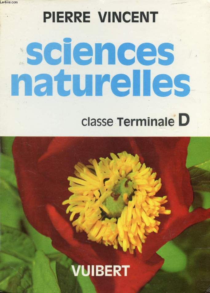SCIENCES NATURELLES, CLASSE TERMINALE D