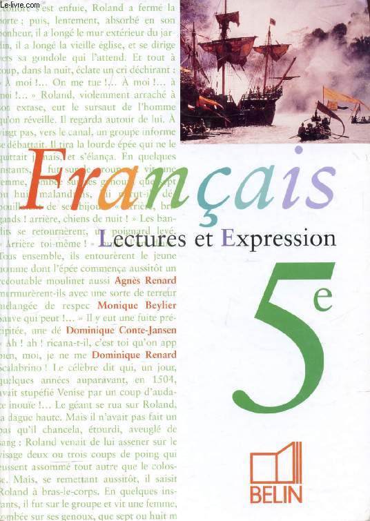 FRANCAIS, LECTURES ET EXPRESSION, 5e