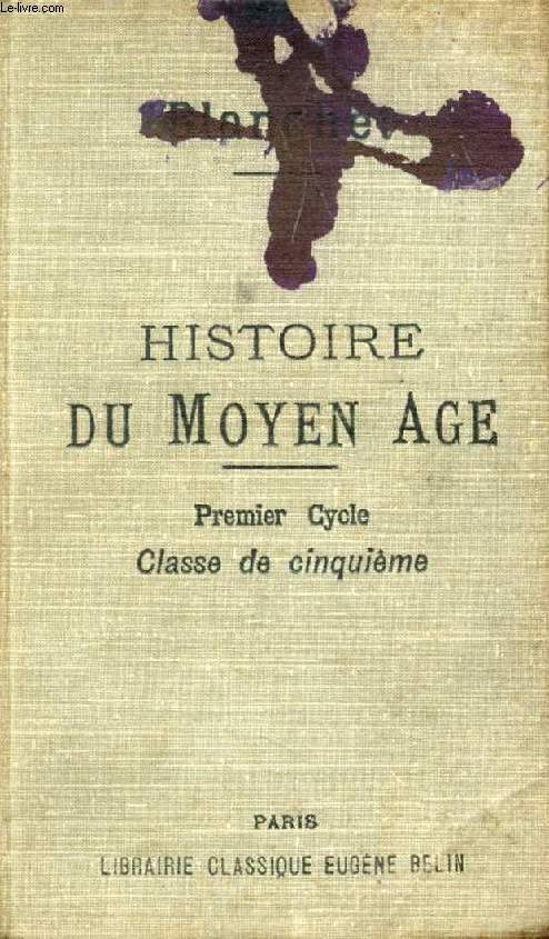 HISTOIRE DU MOYEN, SOMMAIRES, RECITS, LECTURES, 1er CYCLE, CLASSE DE 5e