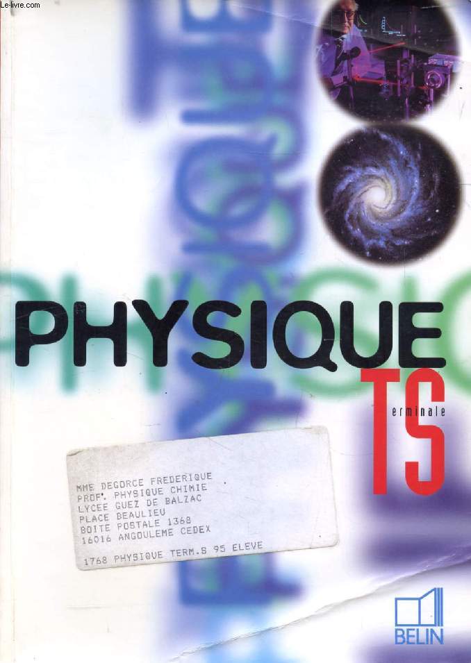 PHYSIQUE TERMINALE TS