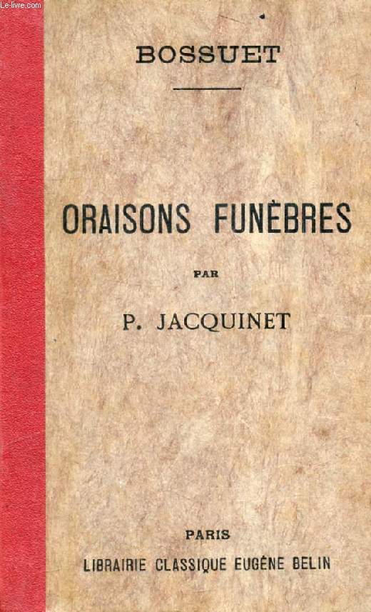 ORAISONS FUNEBRES