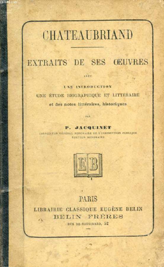 EXTRAITS DE SES OEUVRES